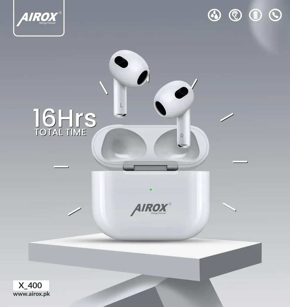 Airox x400 Airpods Pro 3rd Gen Premium Quality Wireless Earbuds