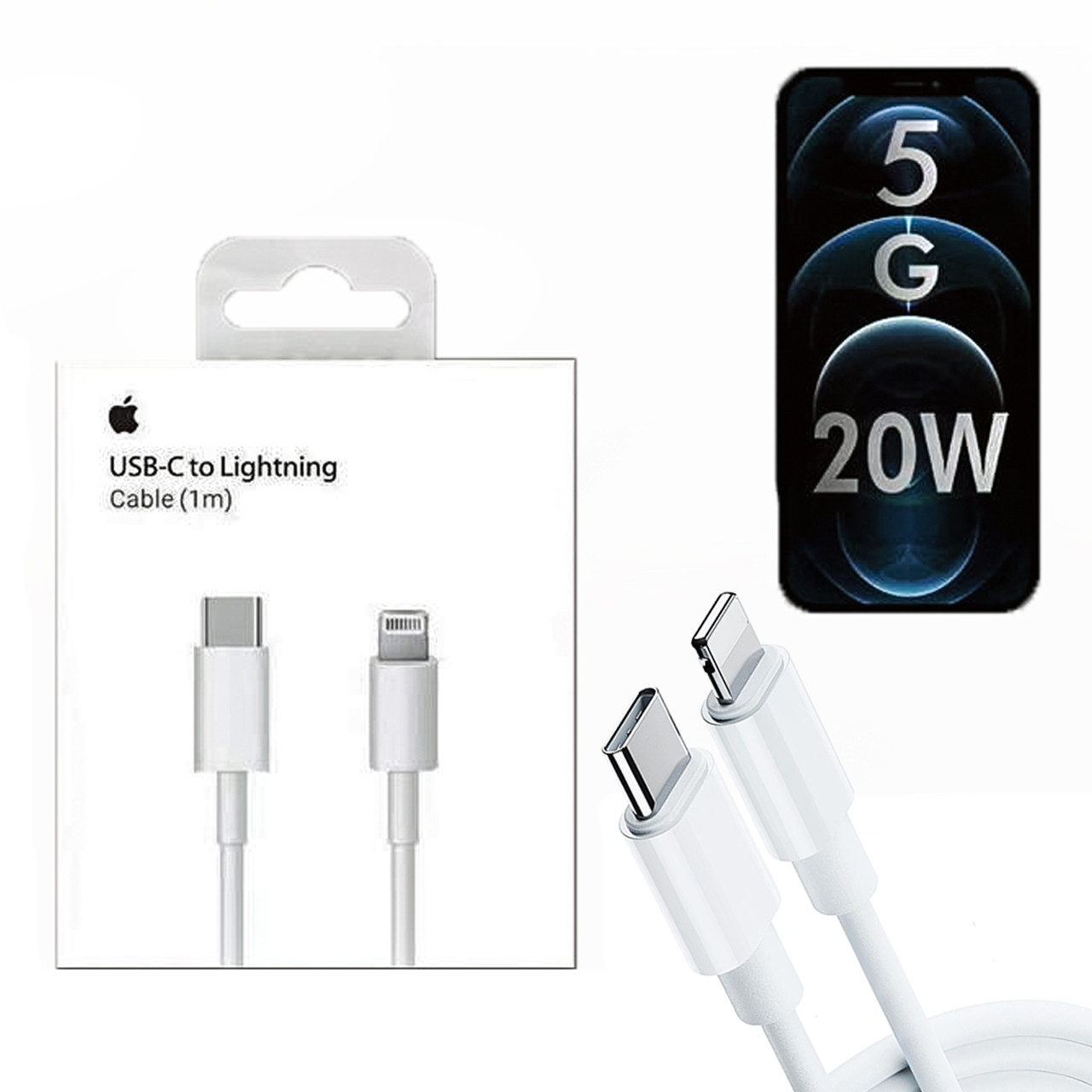 IPHONE PD CABLE 20W LIGHTENING TO TYPE C