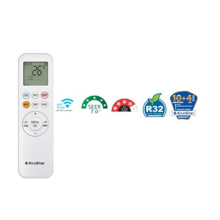 EcoStar AC Inv 1.5 Ton Emperor ES-18EM01WS Heat & Cool