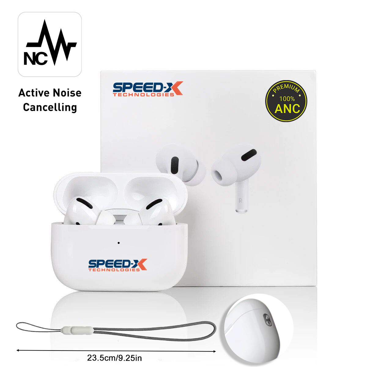 Speed-X Airpods Pro 2 ANC Hengxuan Wireless Bluetooth Earphone Hight Quality