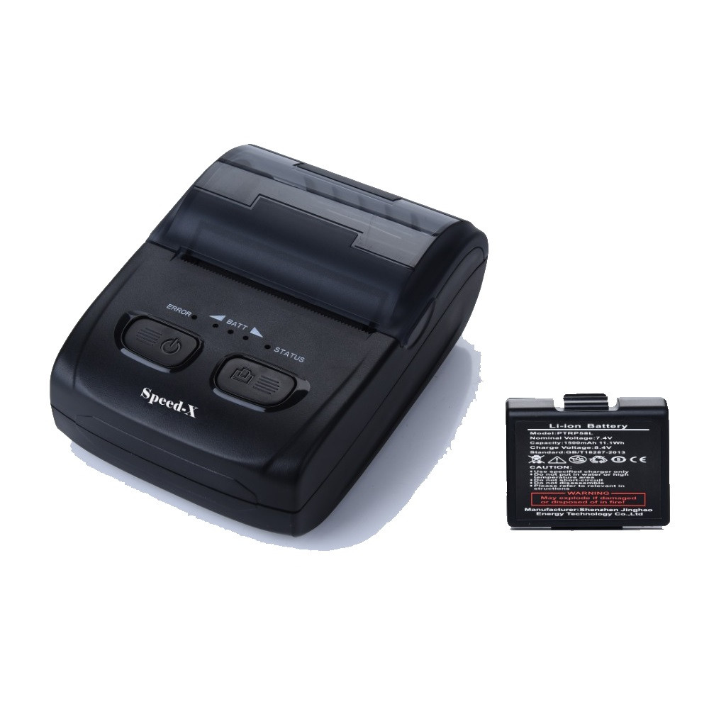 Speed-X BT500M MINI PORTABLE BLUETOOTH+USB PRINTER 58MM