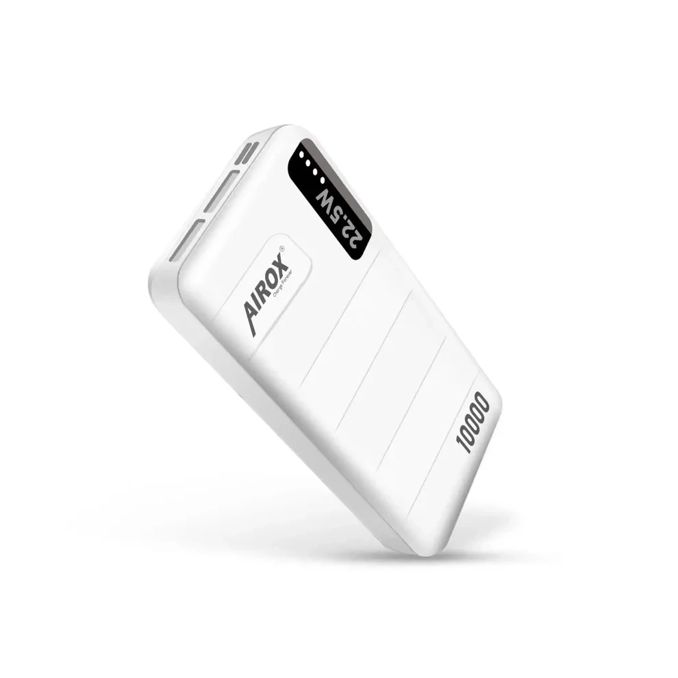 Airox PB-02 Fast Charging 10000 Mah Power bank Price in Pakistan 22.5W QC 3.0 PD 2 Usb Ports