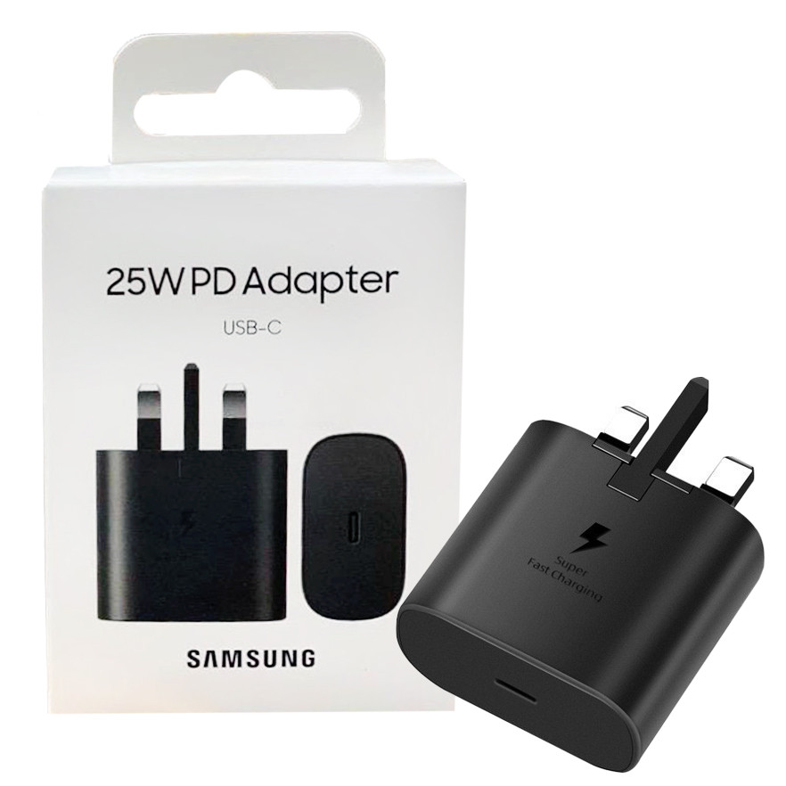 UK 3PIN SAMSUNG ORIGINAL 25W PD ADOPTER