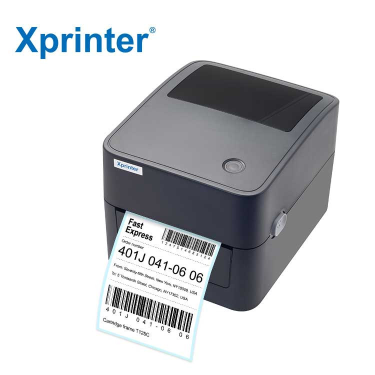 X PRINTER XP-410B 4 INCH THERMAL RECEIPT AND LABEL PRINTER WITH USB+LAN (PRINTING SPEED 152MM/S MAX)